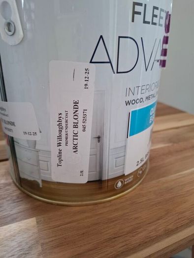 4 x Fleetwood Advanced 2.5L Paints (2 Undercoat + 2 Eggshell
