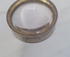 Antique desk magnifier