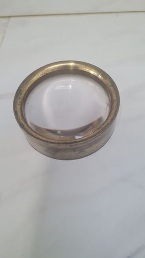Antique desk magnifier