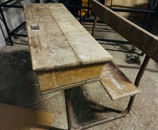 Vintage Schol Desk In Original Condition
