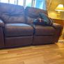 Fine leather recliner sofa Image 4