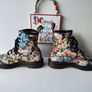 Dr Martens 1460 8 hole Sienna Miller floral england vintage boots UK4 EU37 US 6 Image 8