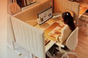 Acoustic screen for desk Mittzon (145x72) Brand New