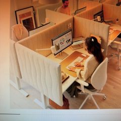 Acoustic screen for desk Mittzon (145x72) Brand New