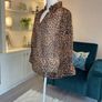 Ladies Monsoon Brown Liza Leopard Print Blouse Image 9
