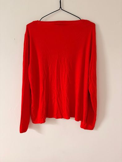 Kelly & Grace Red Round Neck Top XXL