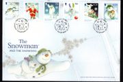 2014 Isle of Man Christmas: The Snowman Commemorative Stamps First Day Cover (FDC)