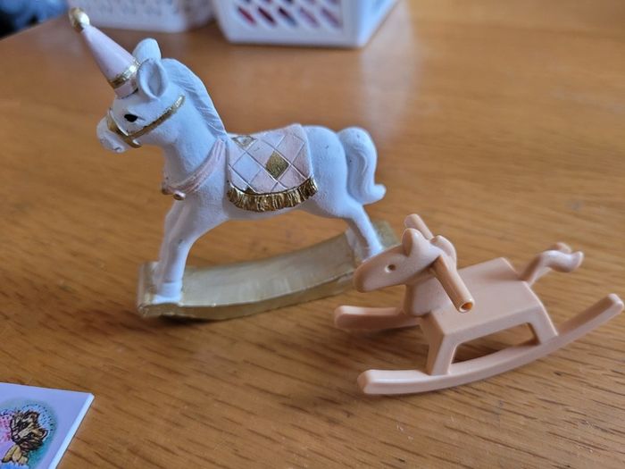 Baby items for dolls house nursery