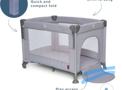 travel cot never used , will come with mattress