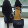 New Look - Black Round-Toe Platform Stilettos - Size 6 [UK] Image 6
