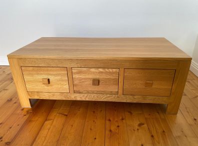 Solid Oak Coffee Table