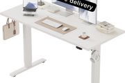 Electric Standing Desk, 120 x 60 cm Height Adjustable Sit Stand Desk