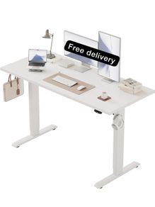 Electric Standing Desk, 120 x 60 cm Height Adjustable Sit Stand Desk