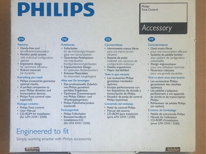 Philips Foot Control  LFH 2210/00