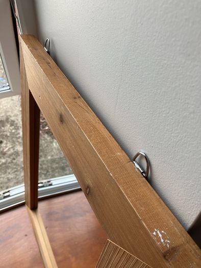 Mirror in wooden frame