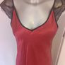 Designer Oscar de la Renta Pink Label  Red maxi night dress size  S UK10/12 EU38/40 Postage included Image 3