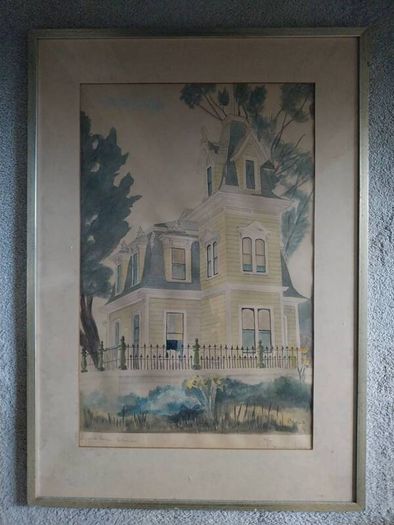 Vintage artwork and frames