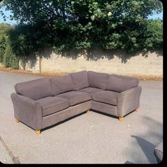 charcoal corner sofa