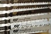 Curved Saw Blades set 10pcs wood plastic metal