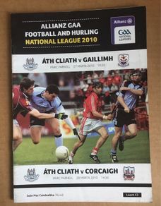 6th June 2010 GAA (Gaelic Football) Programme. Kerry (Ciarrai) V Cork (Corcaigh) @ Fitzgerald Stadum. Muster Final