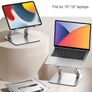 Laptop Stand for Desk, Dual-Bar Support&Height Adjustable Laptop Riser Cookbook Holder, Ventilated Portable & Foldable Computer Stand, Compatible with MacBook Image 4