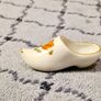 Gorgeous Limoges White Clog/Slipper/Shoe with Red Poppy Image 5