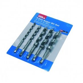 Hika 5 piece auger bit set
