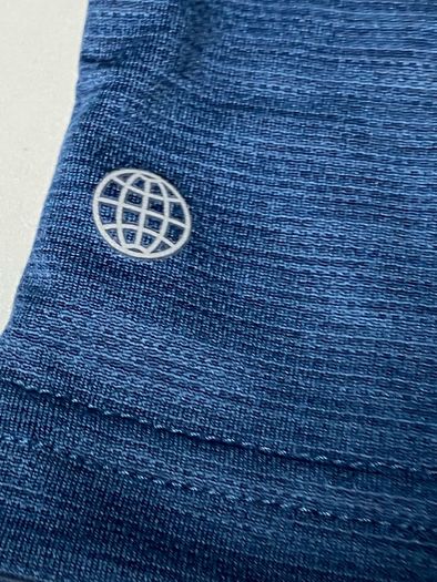 Adidas Mens Navy Polo Neck Short Sleeve T-Shirt Size S