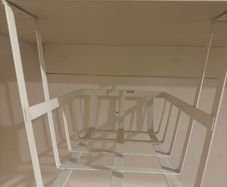 IKEA UnderShelf Storage Set (Hook Rack & Wire Basket)