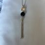 Black and silver necklace Image 2