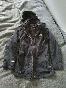 Karrimor black 3-in-1 jacket unisex 9-10yrs