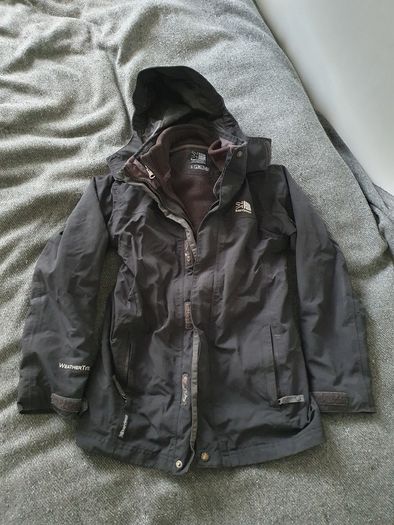 Karrimor black 3-in-1 jacket unisex 9-10yrs