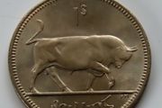 1966 Ireland Shilling BUNC coin 60 years old