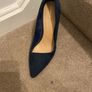 NEXT Shoes Navy Suede Heels Image 7