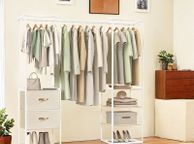 main image for ad Open wardrobe Clothes Rack with 2 Drawers and 4  Shelves Heavy Duty