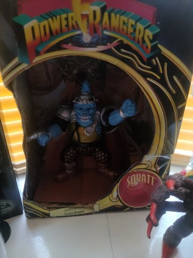 1993 Mighty Morphin Power Rangers Evil Space Aliens Squatt Figure Bandai boxed