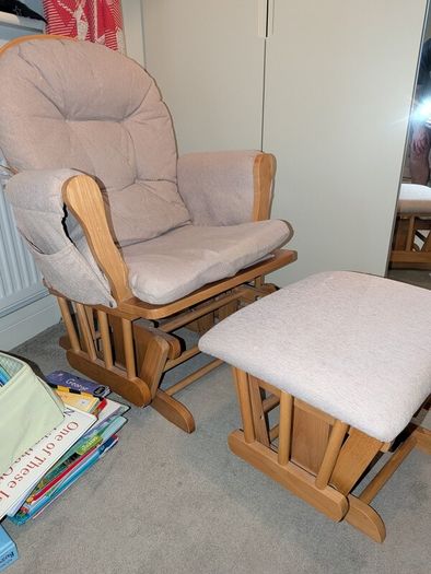 Babylo Glider Chair & Footstool