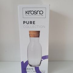 Krosno Carafe Decanter with Cork Lid