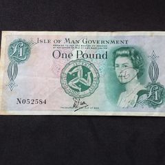 Isle of Man Government : The Plastic Pound , 1983 One Pound Banknote
