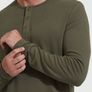 True Classic Waffle Henley BNWT Image 5