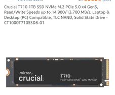 Crucial T710 nvme gen 5 1tb