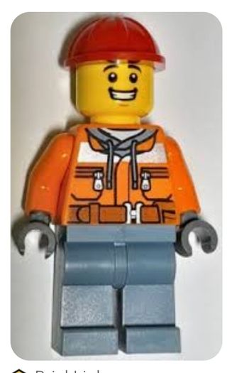 12 Lego City Construction Worker cty1691