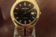 Rare Retro Elgin Lord Diamond Dial Mens Dress Watch.