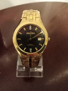 Rare Retro Elgin Lord Diamond Dial Mens Dress Watch.
