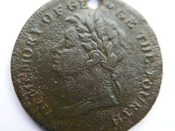 Memory Of George Iv Great Britain  1830 Death Token Medal