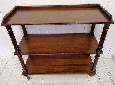 Mobile Shelves on Brass Castors