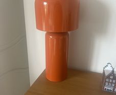Orange lamp with 3 light settings
