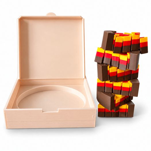 Flexible Pizza Toy - 3D - Box of 6 Slices