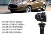 Tyre Pressure Sensor, 4PCS Tpms Sensor, Copper Rubber Tyre Pressure Monitoring System 1862980, 2036832, 2318530 for B-Max C-Max Ecosport Ka Kuga Mondeo Transit Tourneo