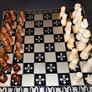 Rare handmade metal chessboard Image 2